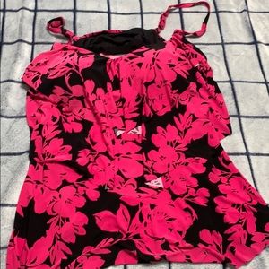 Aqua Green Tiered Tankini